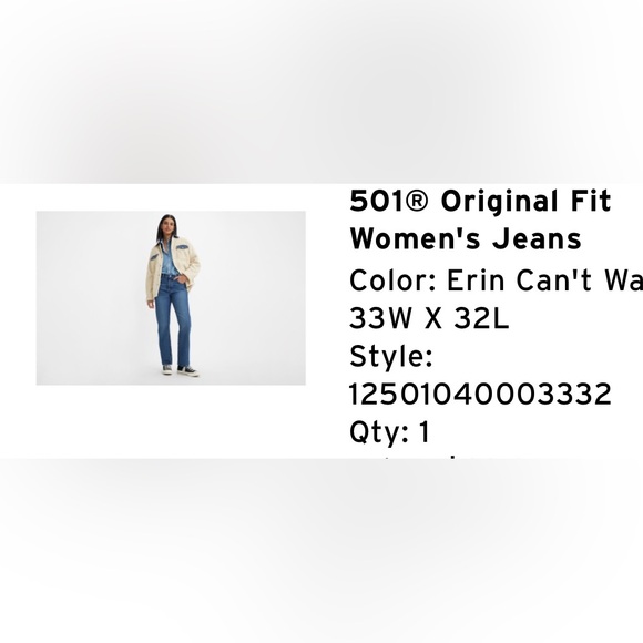 Levi 501 women’s jeans original - Picture 5 of 6